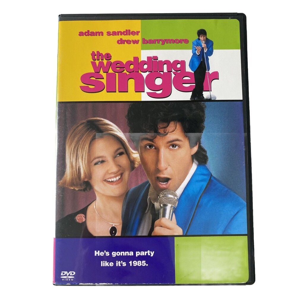 The Wedding Singer Movie DVD - Adam Sandler Drew Barrymore